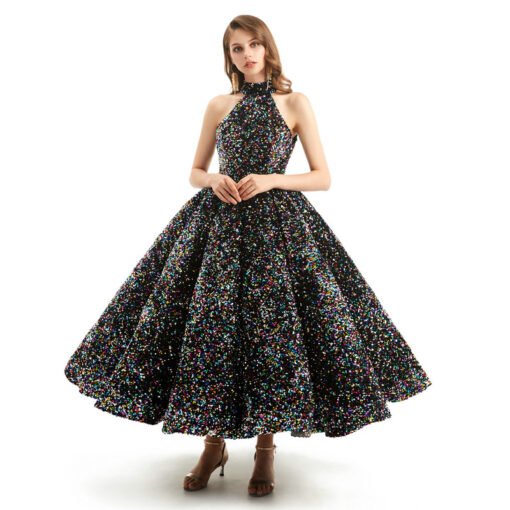 tea length ball gown 1327-001