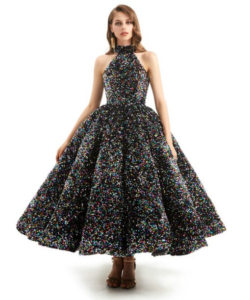 tea length ball gown 1327-003