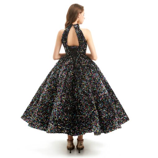tea length ball gown 1327-005