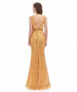 gold sequin dress 1333-005