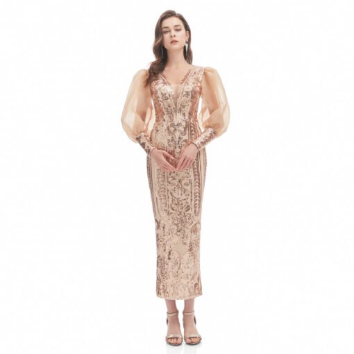 mother of the bride dresses tea length 1330-001