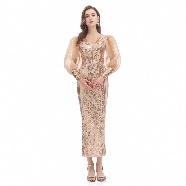 mother of the bride dresses tea length 1330-001