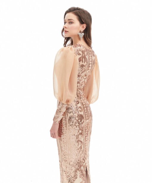 mother of the bride dresses tea length 1330-007