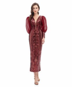 mother of the bride dresses tea length 1330-011