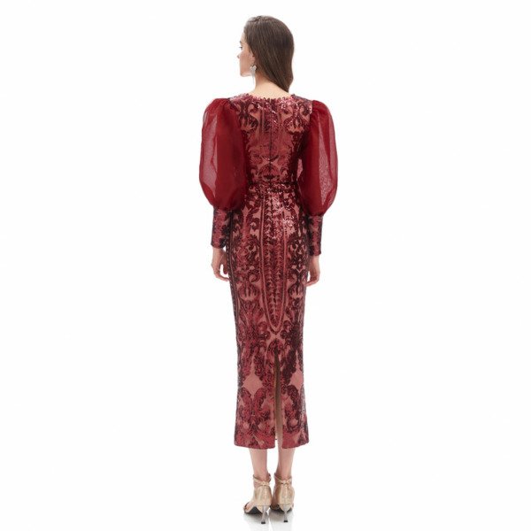 Mother Of The Bride Dresses Tea Length Champagne Burgundy White Green - Image 9