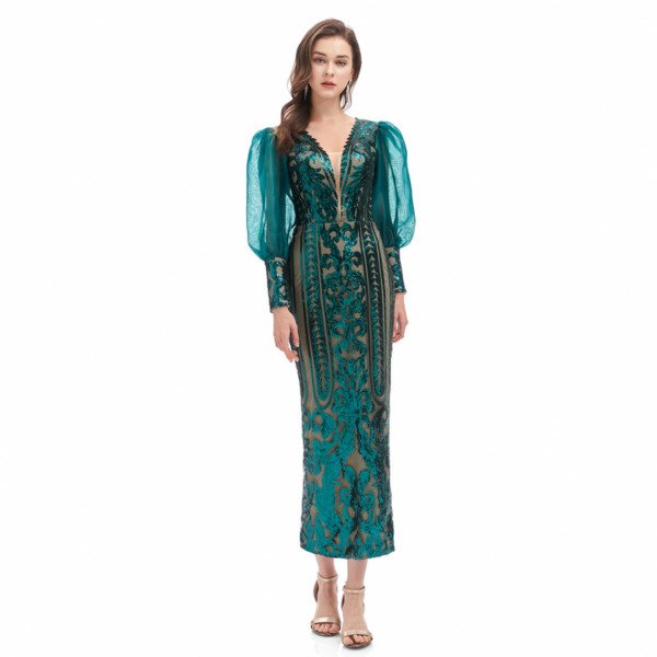 mother of the bride dresses tea length 1330-013