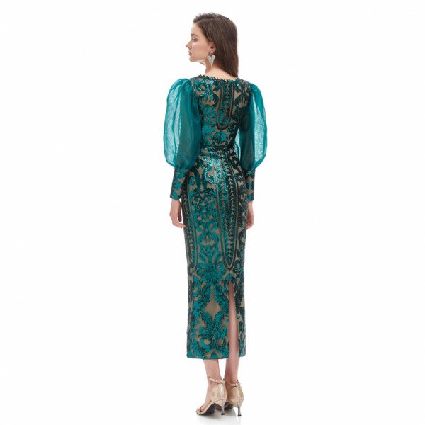 Mother Of The Bride Dresses Tea Length Champagne Burgundy White Green - Image 7