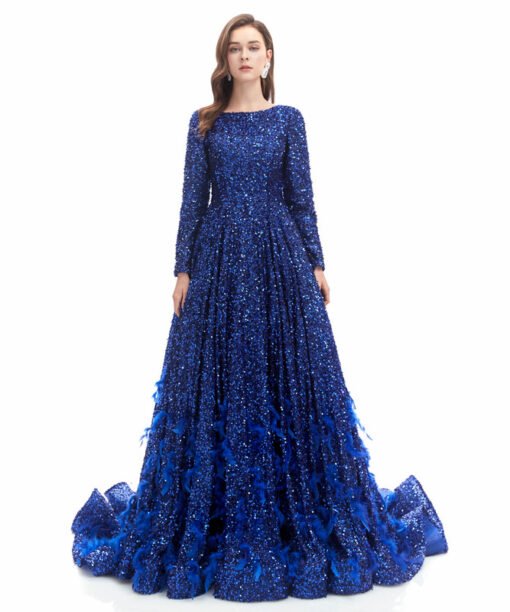 sequin prom dress 1334-003