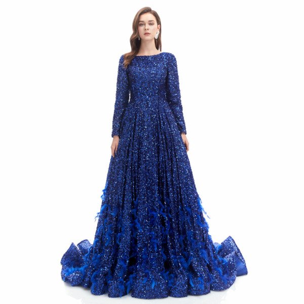 sequin prom dress 1334-003