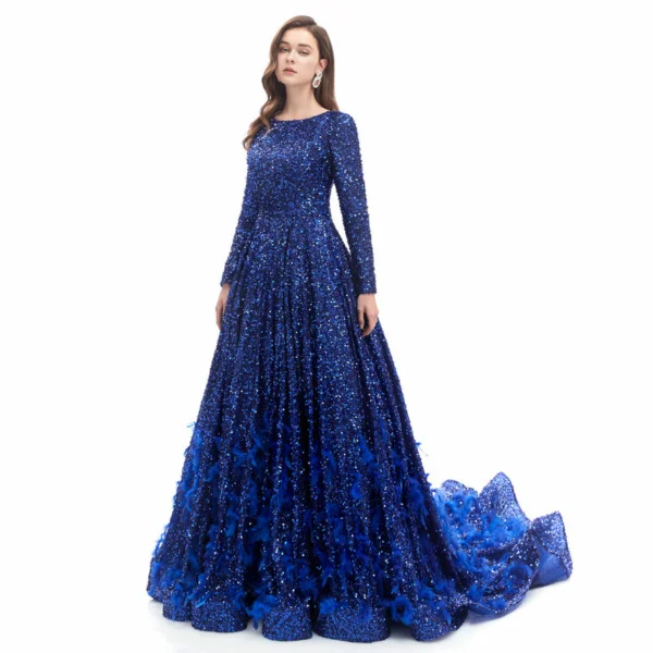 sequin prom dress 1334-005