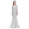 silver sequin prom dress 1336-001