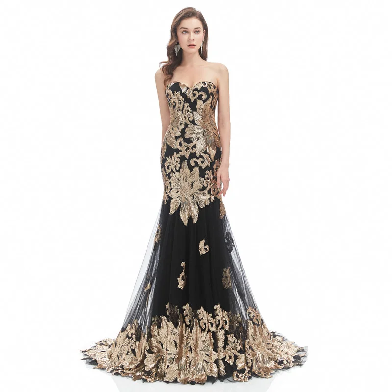 white and gold prom dress 1332-003