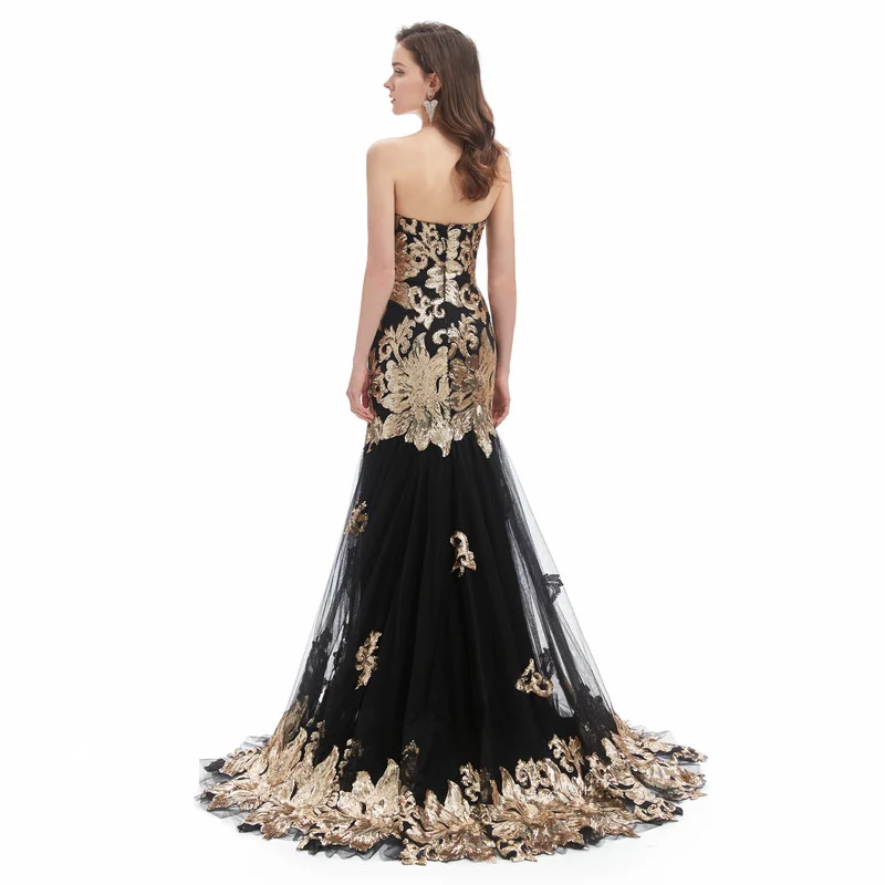 white and gold prom dress 1332-004