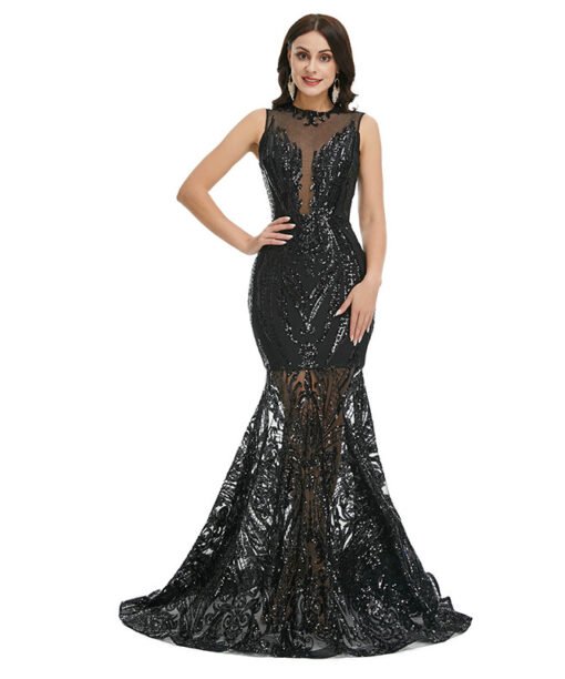 green mermaid prom dress 1353-012