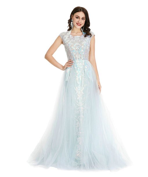 light blue prom dress 1356-001