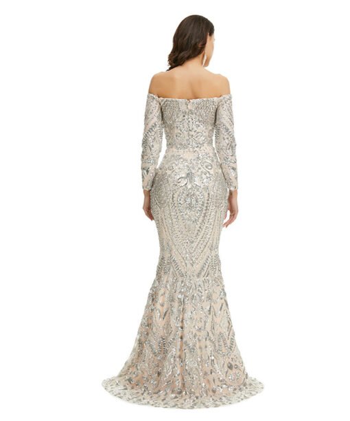 long sleeve mermaid prom dresses 1351-001