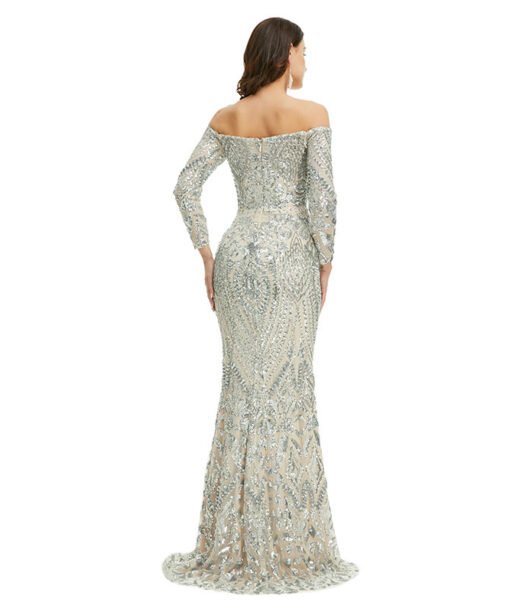 long sleeve mermaid prom dresses 1351-002