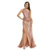 rose gold prom dress 1355-004