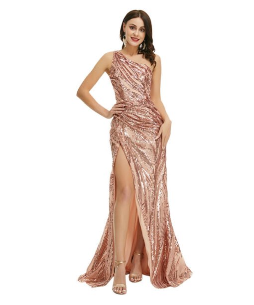 rose gold prom dress 1355-004
