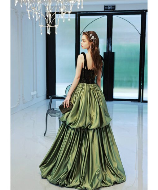 emerald green prom dress 1370-004