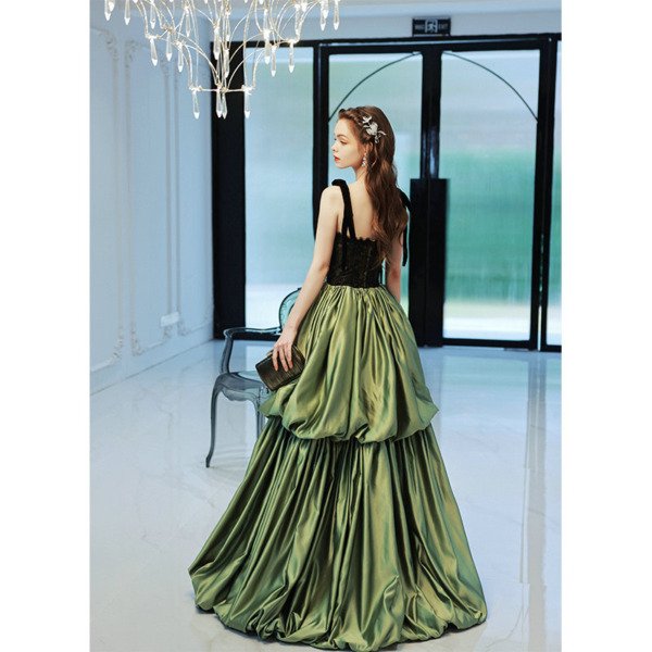 emerald green prom dress 1370-004