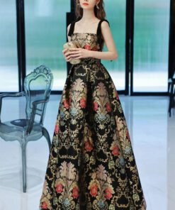 floral print evening gowns 1380-002