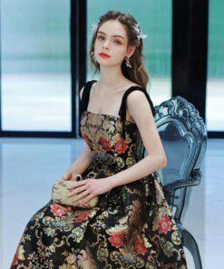 floral print evening gowns 1380-004