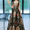 floral print evening gowns 1380-006
