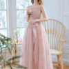 pink and gold prom dress 1381-004