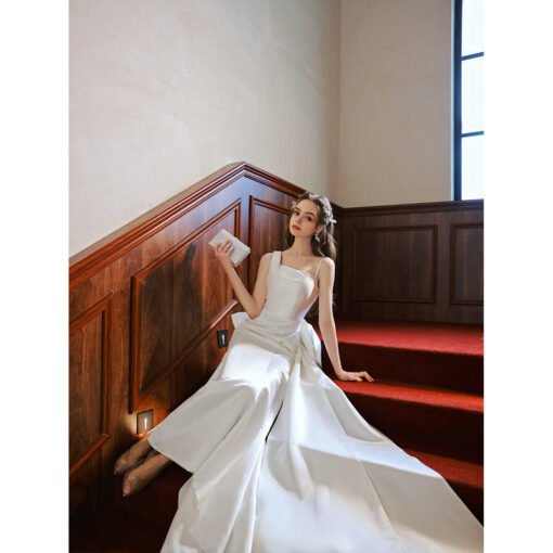 satin mermaid wedding dress 1369-002