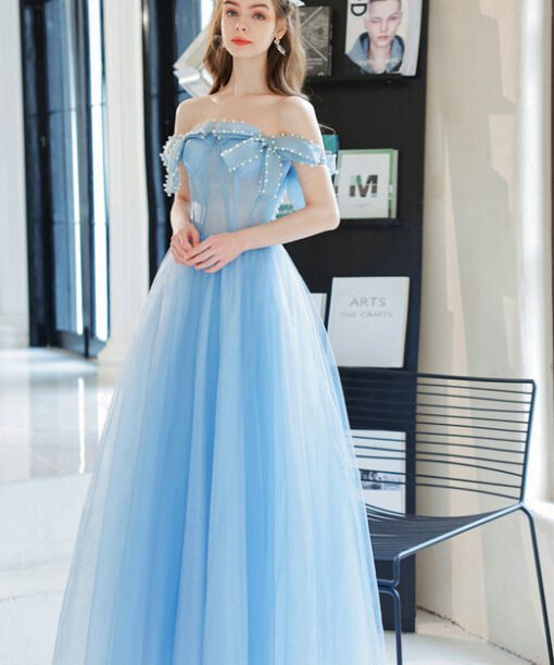 sky blue prom dress 1378-003