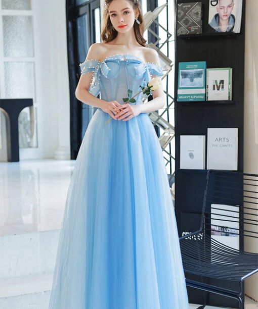 sky blue prom dress 1378-005