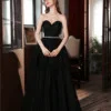 black strapless prom dress 1387-003
