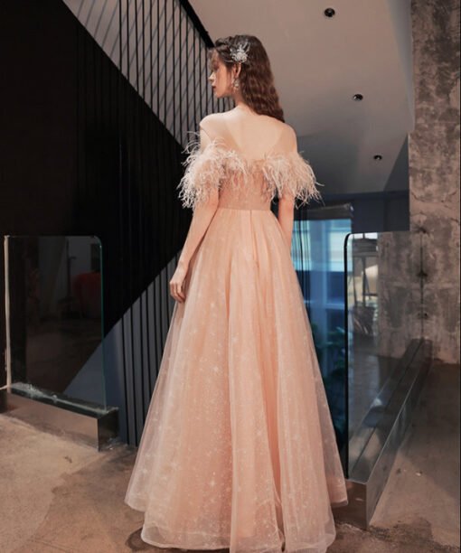 feather dress gown 1384-001