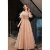 feather dress gown 1384-002