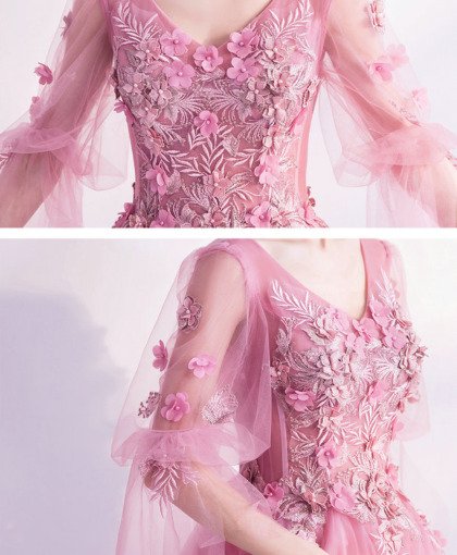 hot pink prom dress 1399-002