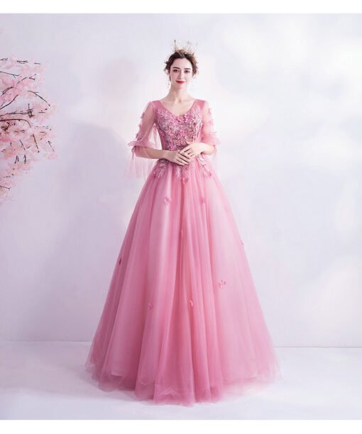 hot pink prom dress 1399-003