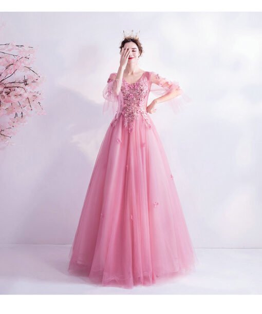 hot pink prom dress 1399-006