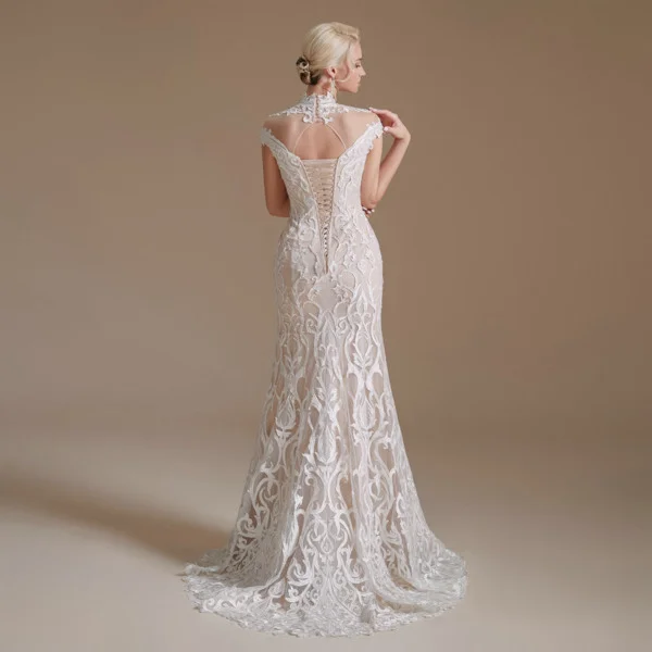 lace mermaid wedding dress 1388-005