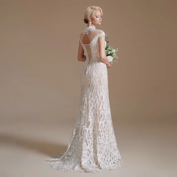 lace mermaid wedding dress 1388-006