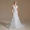 mermaid halter wedding dress 1391-003