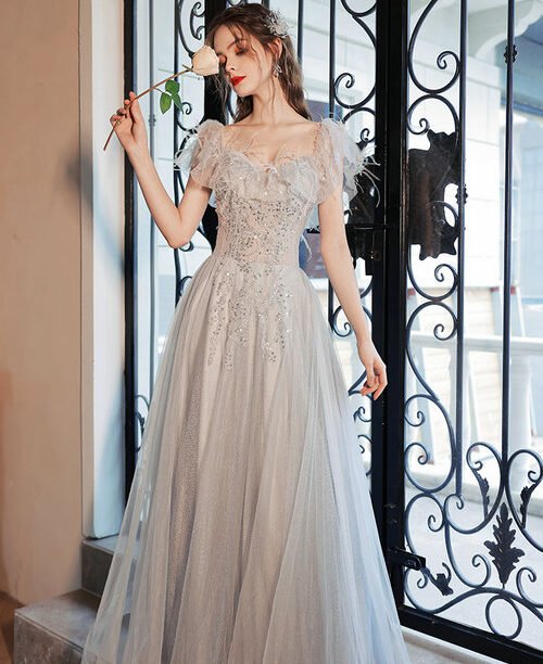 off the shoulder feather dress 1386-002