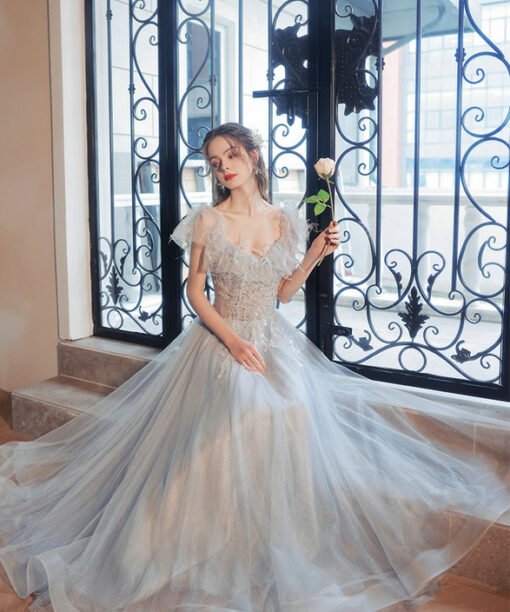 off the shoulder feather dress 1386-004