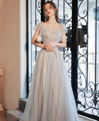 off the shoulder feather dress 1386-007