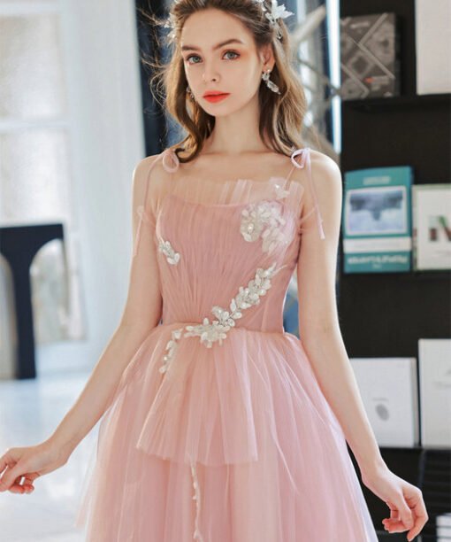 pink long formal dress 1382-002