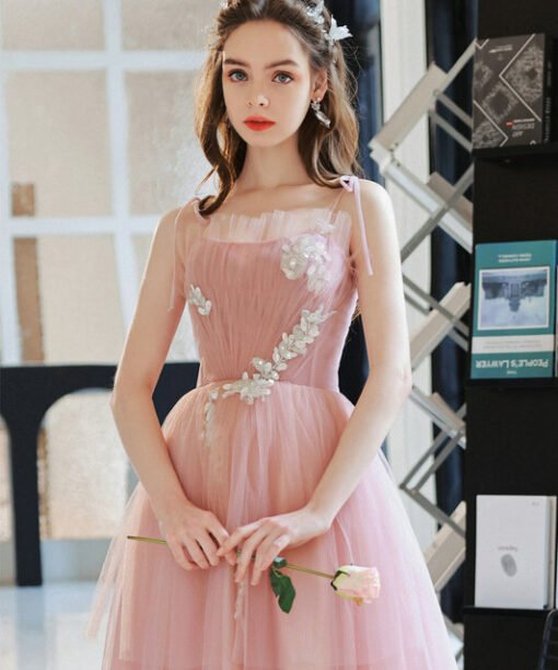 pink long formal dress 1382-004