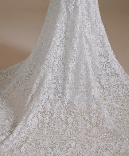 strapless mermaid wedding dress 1394-009