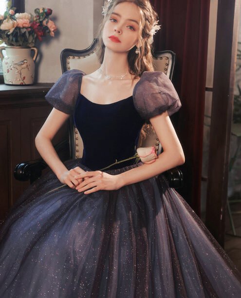 tulle prom dress 1385-002