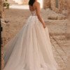 wedding dress with slit 1418-003