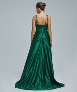 emerald wedding guest dress 1426-001